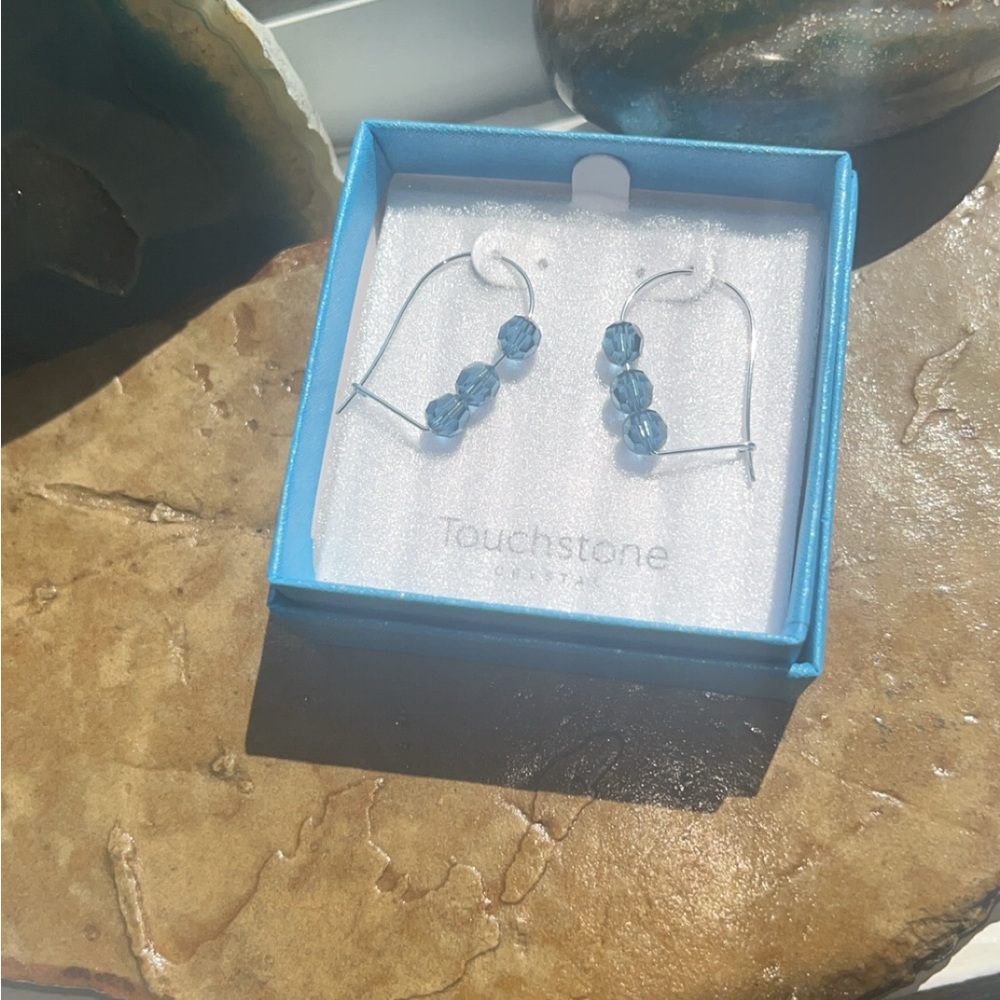 Touchstone Crystal Down to the Wire Earrings